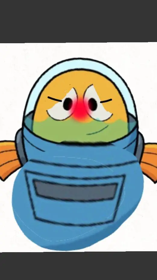 ai character: Fishtronaut chubby background