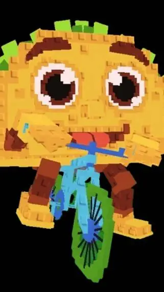 ai character: Tacorita Bicicleta background