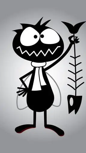 ai character: louie the fly background