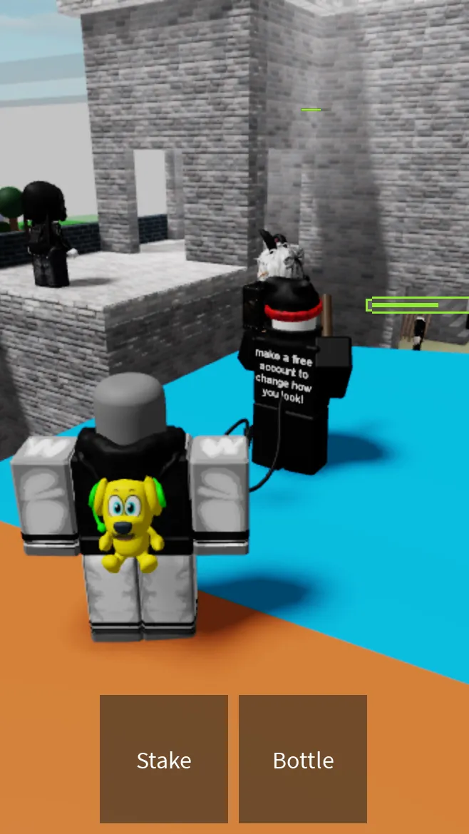 ai character: Let him go ￼ background