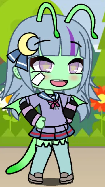 ai character: Cocoa  background