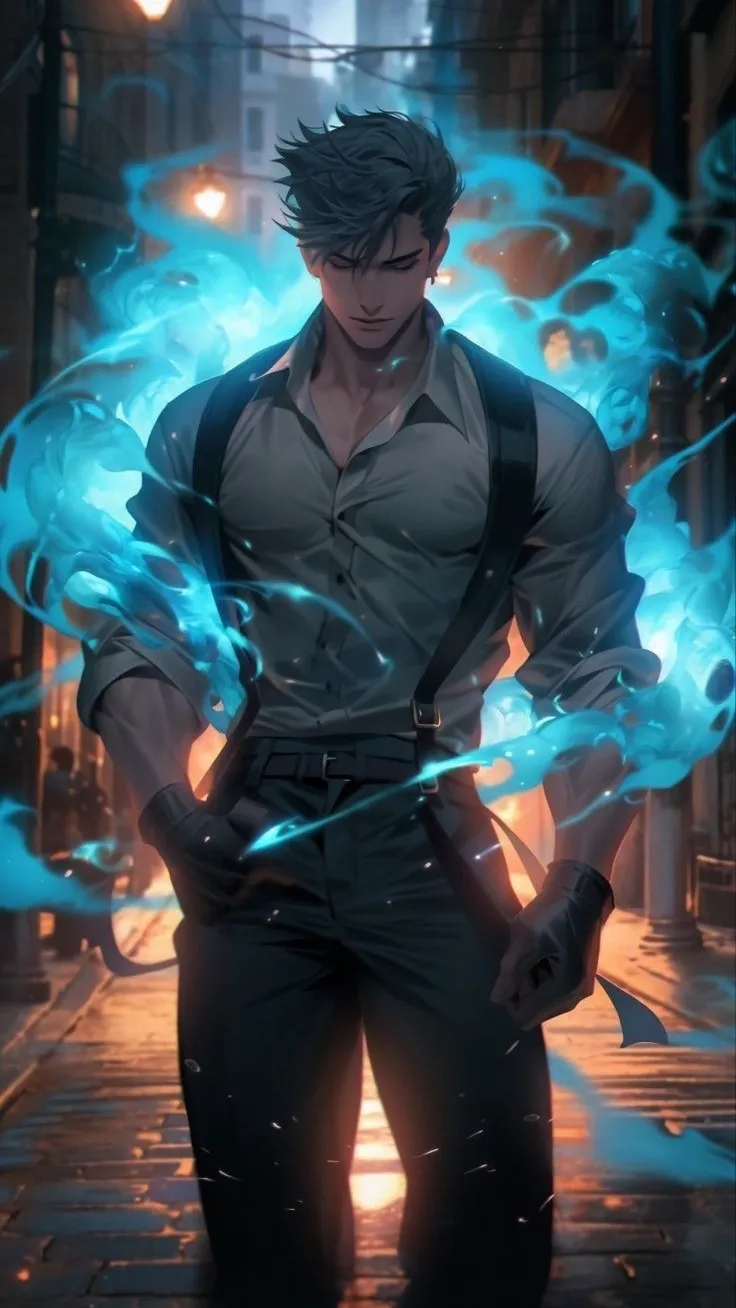 ai character: Ashric Noctairn  background