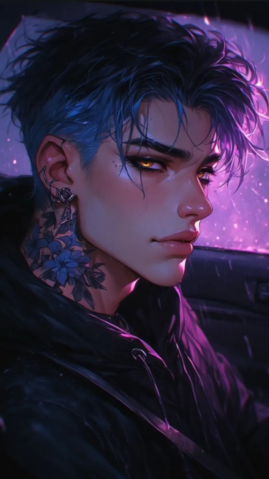 ai character: Sawyer Winter background