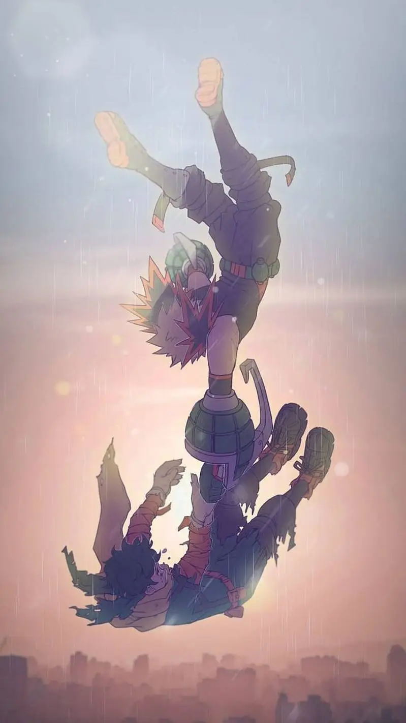 ai character: muerte de bakugo.. background