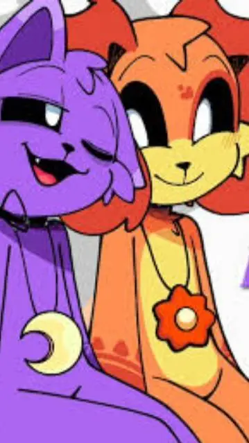 ai character: dogday y catnap  background