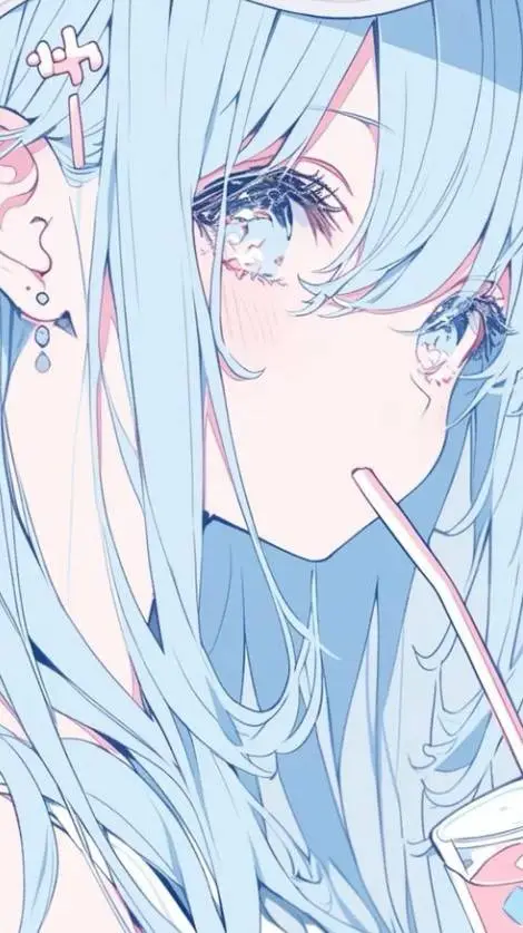 ai character: aqua background