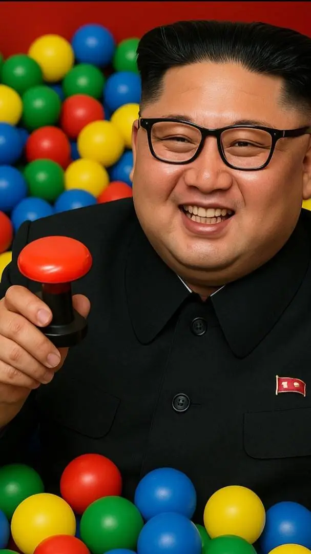 ai character: happy kim jong un background