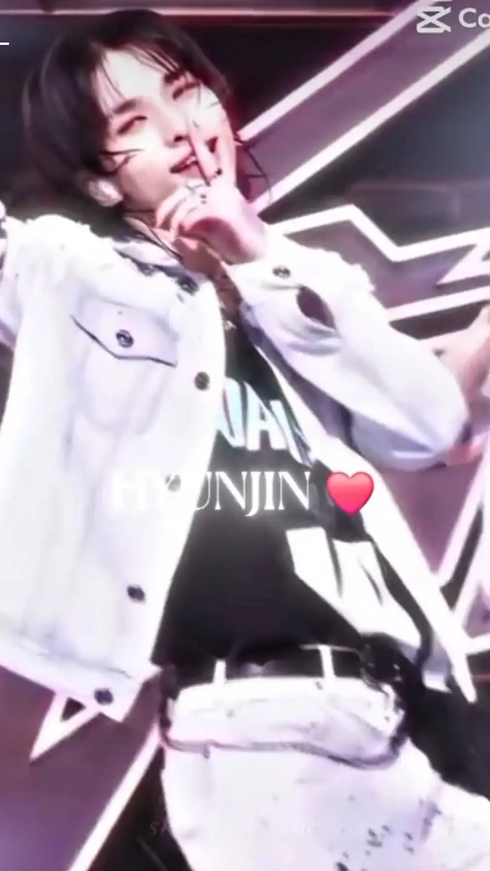 ai character: hyunjin  background