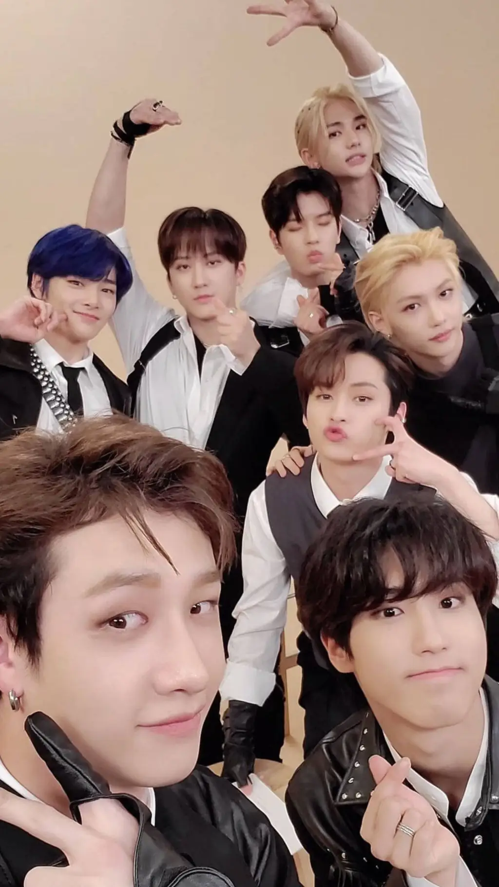 ai character: straykids  background