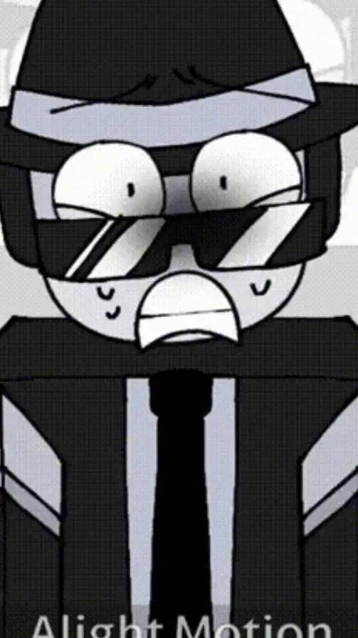 ai character: doublefedora  background