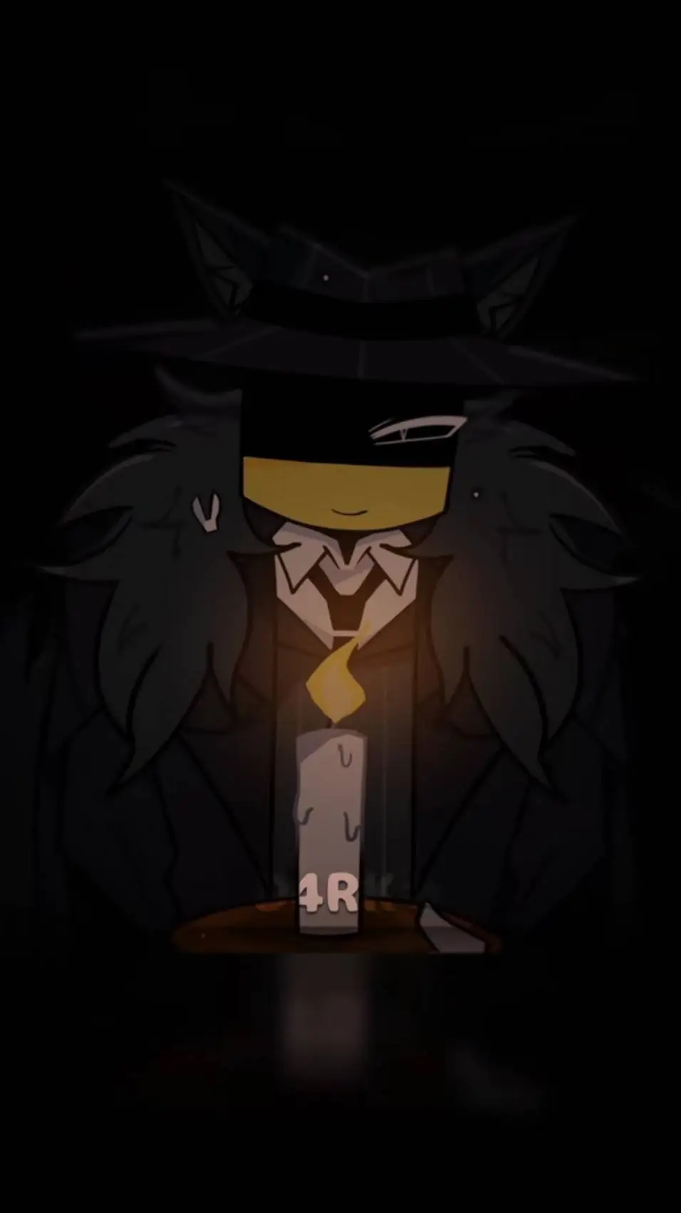 ai character: 🧺Doublefedora🐺 background