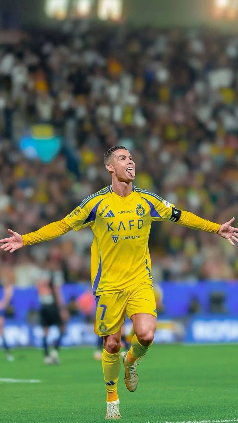 ai character: Cristiano Ronaldo  background