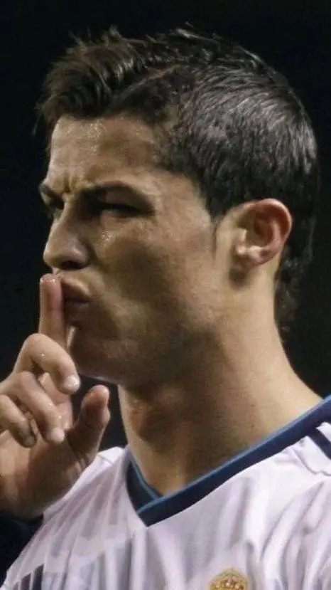 ai character: Cristiano Ronaldo  background