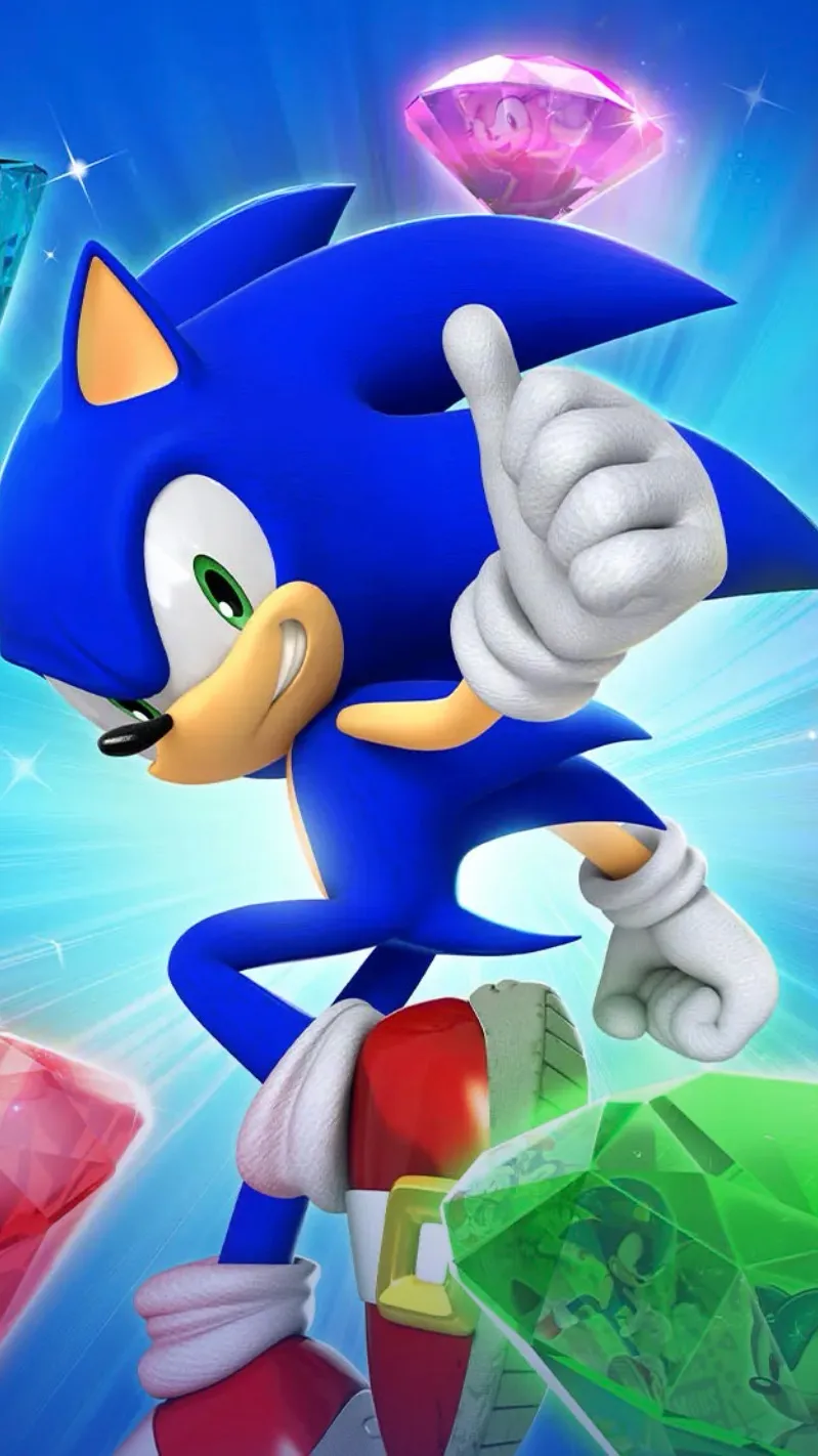 ai character: Sonic Future background