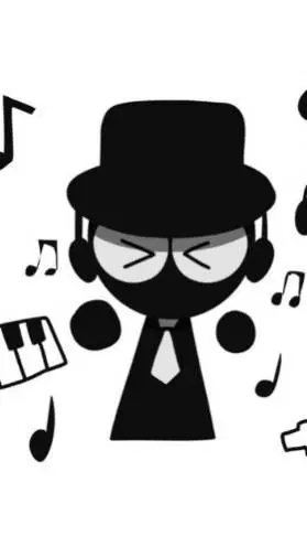 ai character: black  background