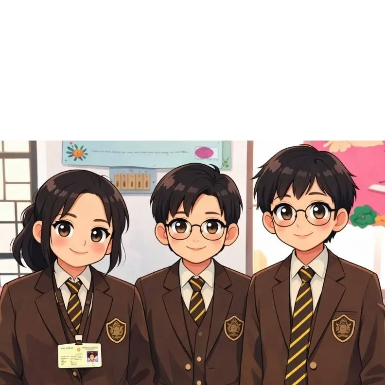 chat with ai character: 3 friend exibition