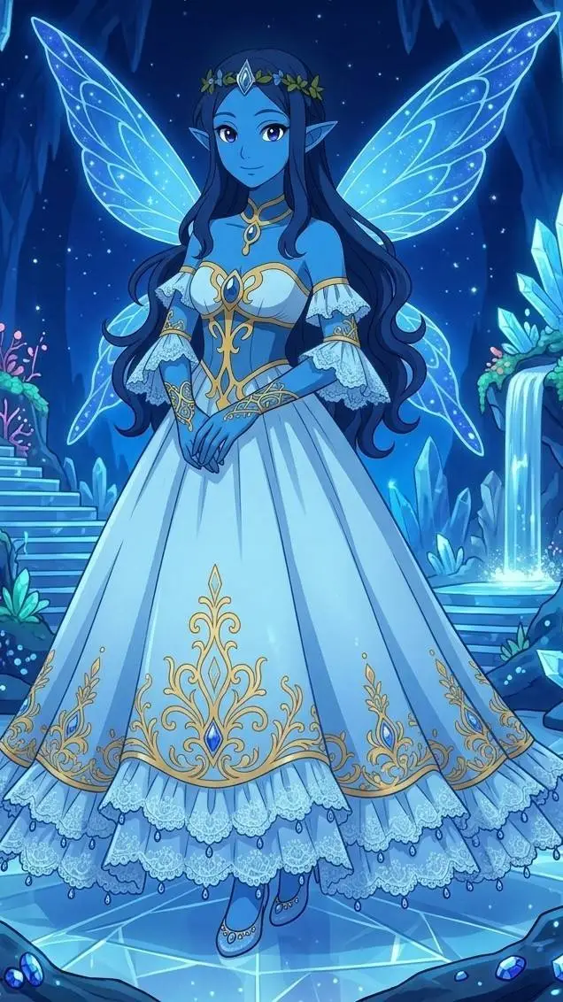 ai character: fairy Queen Lyra background