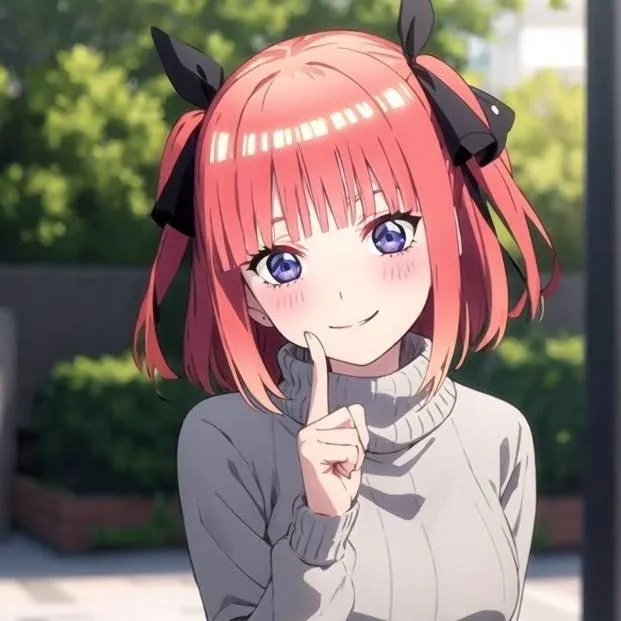 chat with ai character: Nino Nakano 