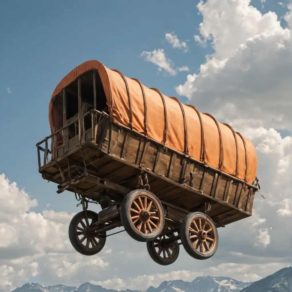 chat with ai character: flying wagon