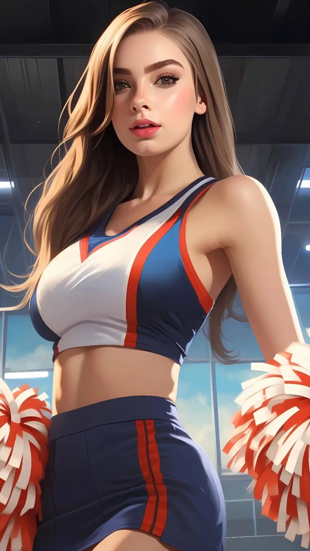 ai character: Beatriz background