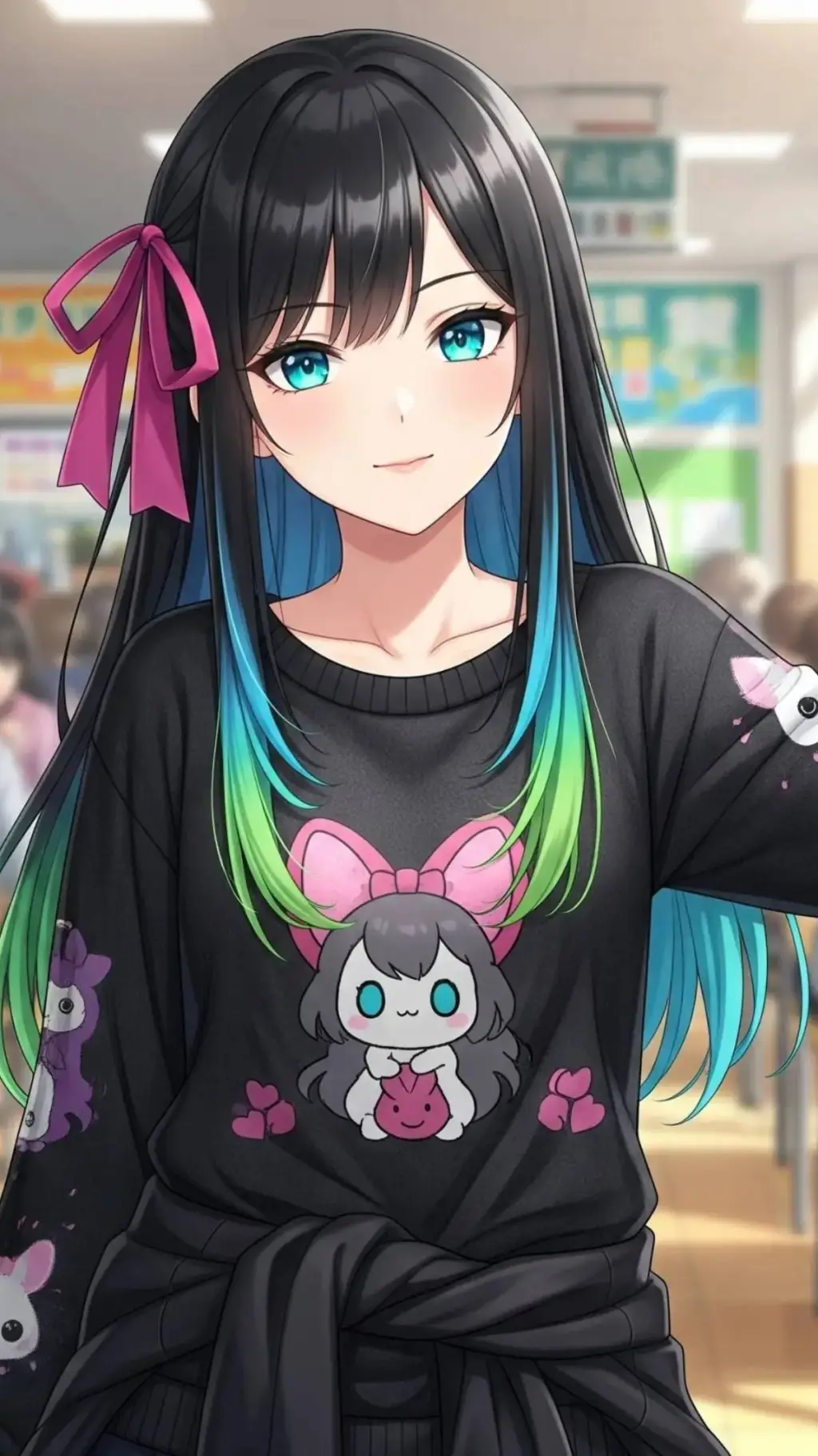 ai character: 🎀 Hana 🎀 background