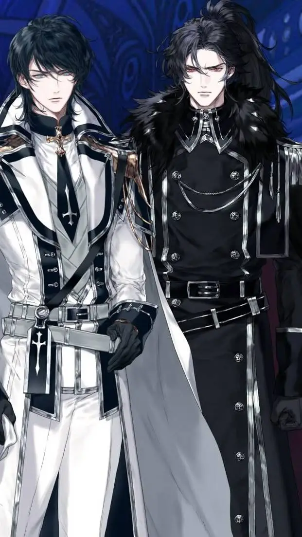 ai character: black et white background