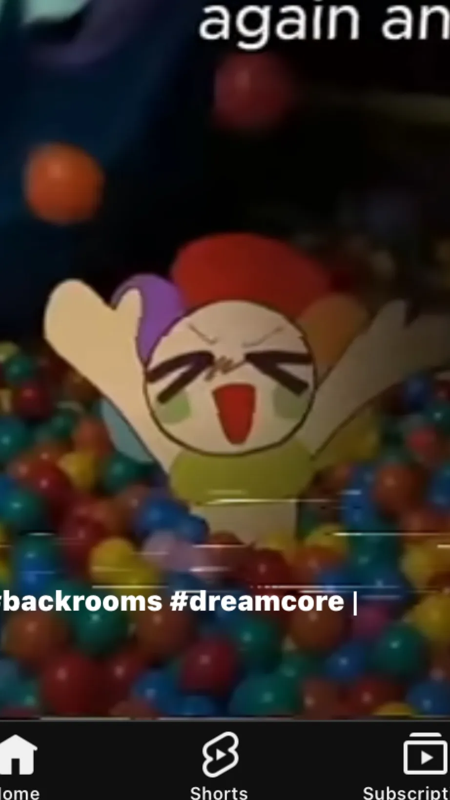 ai character: Backrooms in dw background