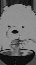 ai character: (ice bear) background