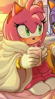 ai character: amy rose  background