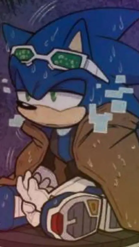 ai character: sonic  background