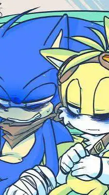 ai character: sonic and tails  background