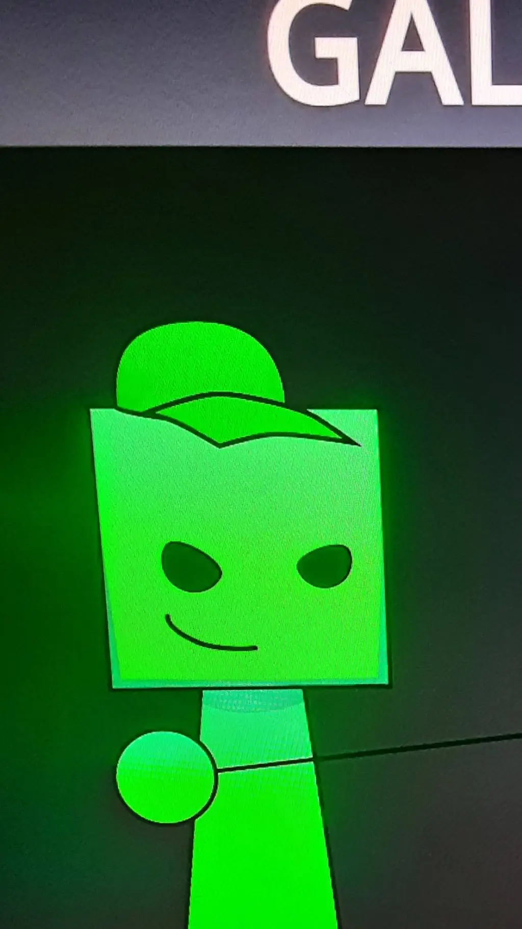 ai character: taming a wild gray background