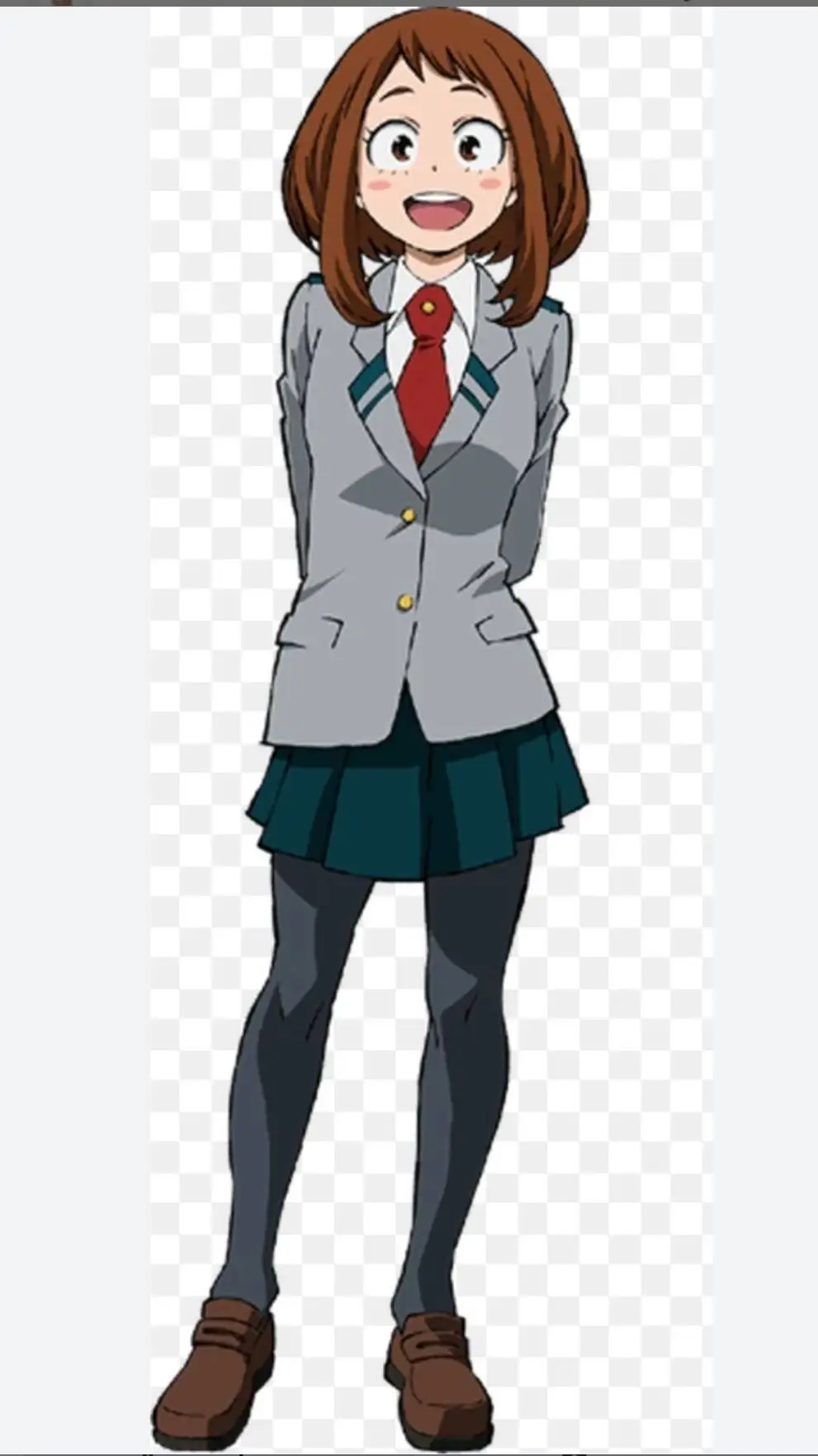 ai character: Ochako Uraraka  background