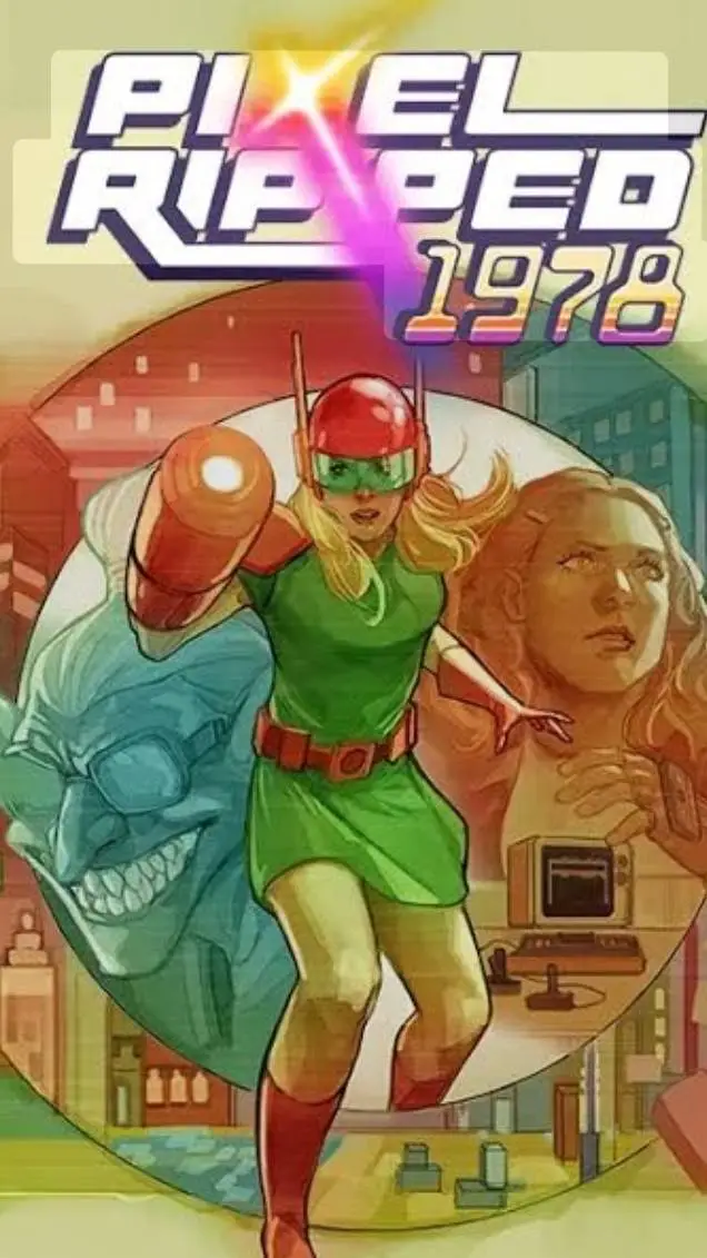 ai character: Pixel Ripped 1978 background