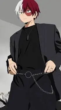 ai character: Todoroki 🧊🔥 background