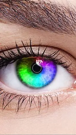 ai character: element eyes color background