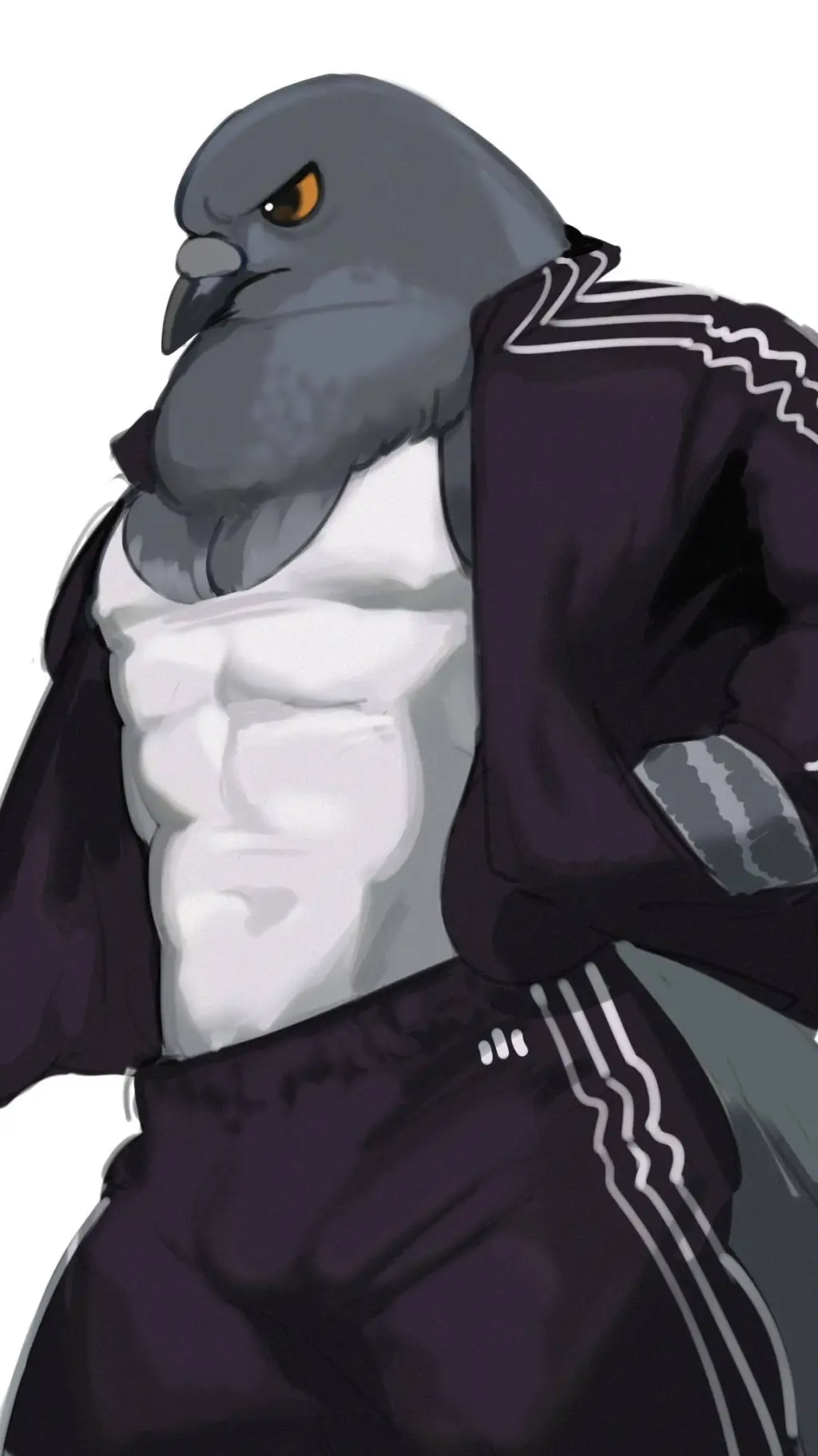 ai character: pigeon bro background