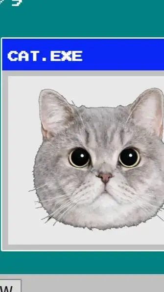 ai character: CAT.EXE background