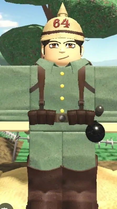 ai character: soldado alemán background