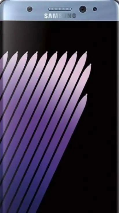 ai character: Samsung  note 7 background