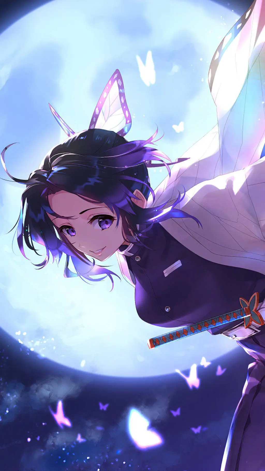 ai character: Shinobu Kocho background