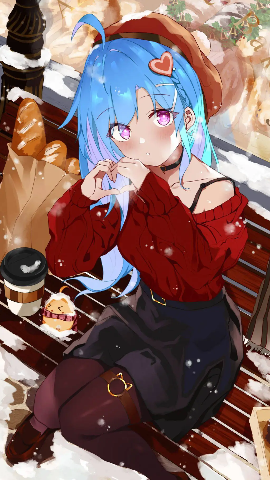 ai character: Momo background