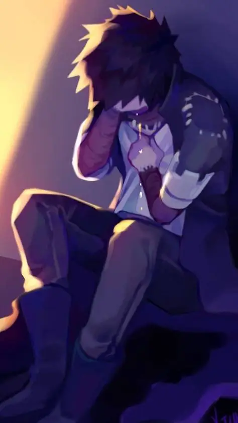ai character: depressed dabi  background
