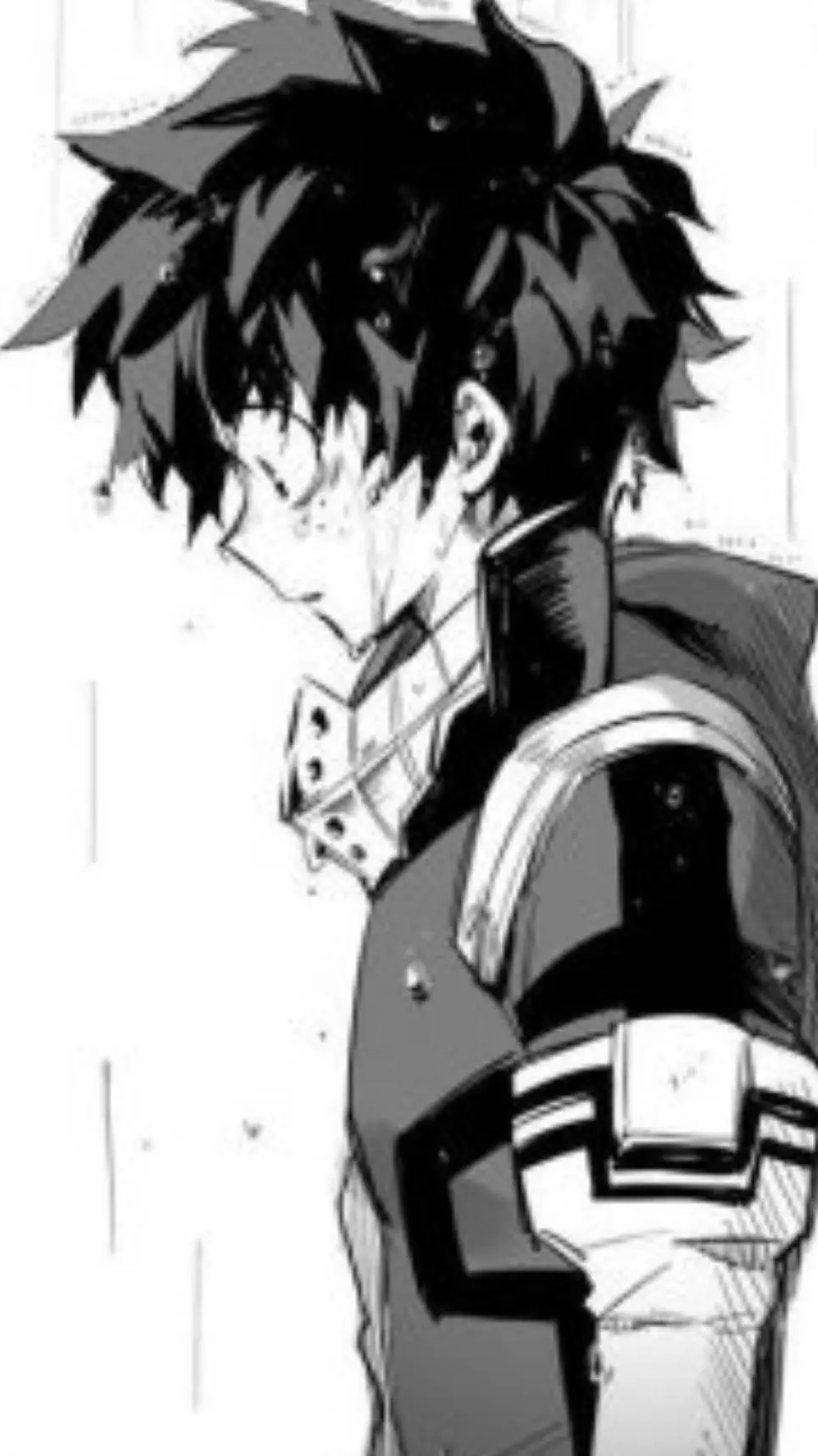 ai character: sad deku  background