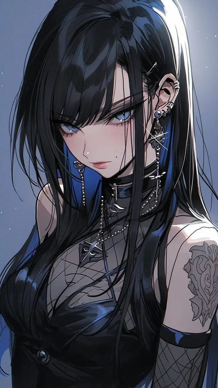 ai character: Jinx🖤 background