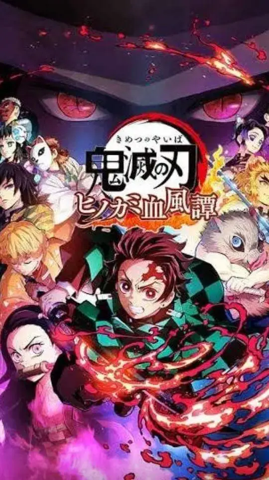 ai character: demon slayer  background