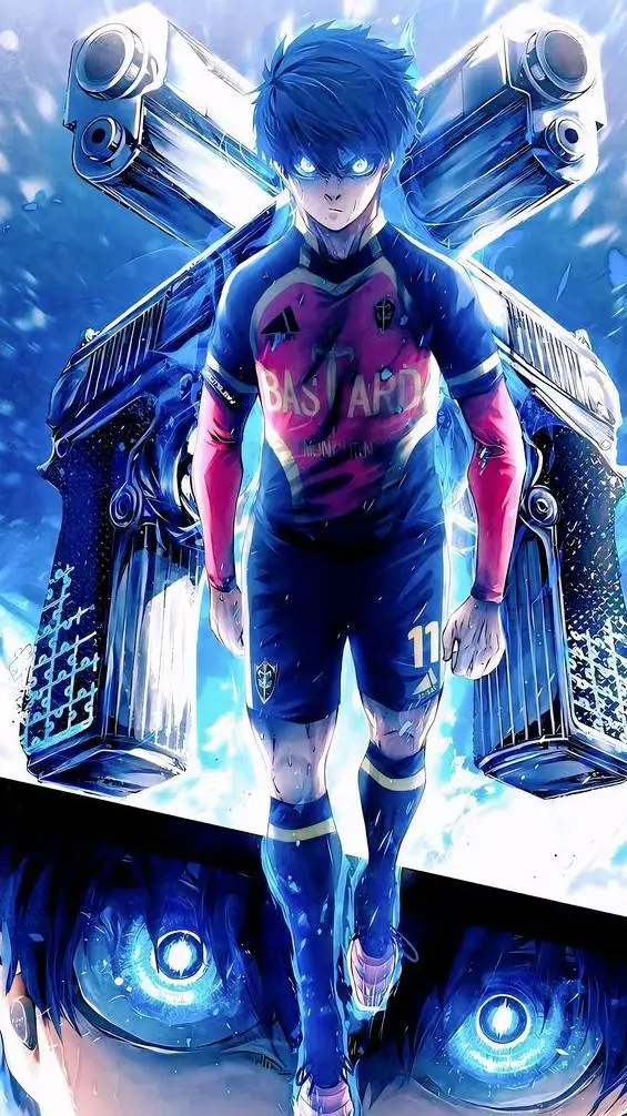 ai character: isagi yoichi background