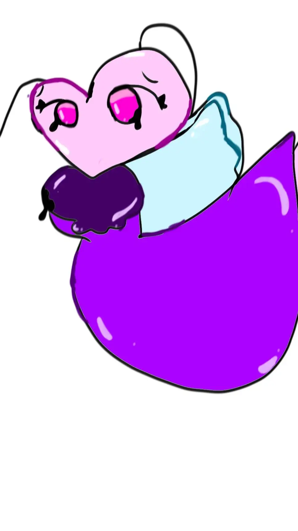ai character: flutter butterfly background