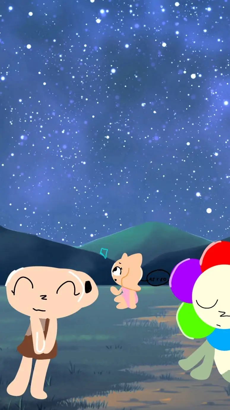 ai character: dw stargazing background