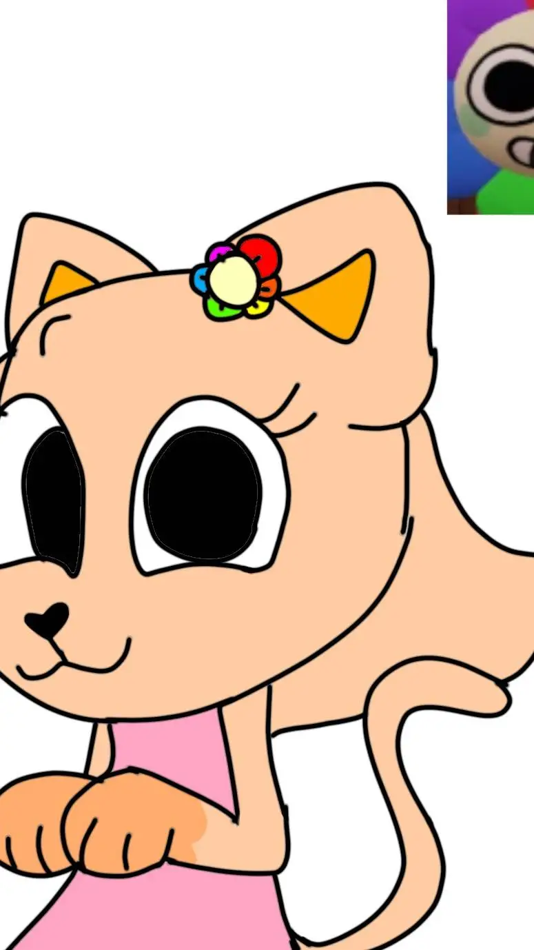 ai character: catflower  background